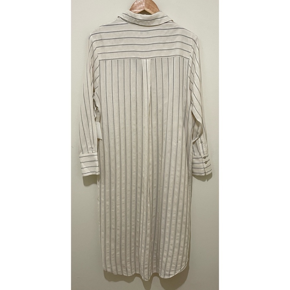 NWT Nordstrom Striped V-neck tunic Shirt Dress, Size Small $129 - Picture 11 of 16